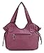 Scarleton Purses for Women, Top Handle Hobo Tote Bag, Faux Leather Satchel Shoulder Bag Large, H147616 - Purple
