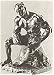 Rodin Sculpture L'athlete Postcard