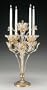 Schonbek 71104-65A Ancient Bronze / Swarovski Rivendell Crystal Four Light Candelabra from the Riven