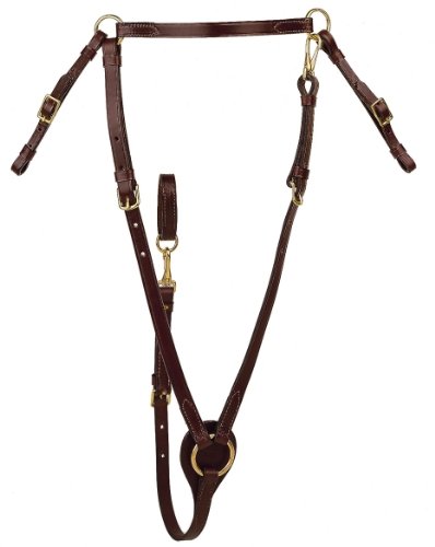 TORY LEATHER Bridle Leather Hunt Breastplate