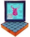 Elkmaster stick on snooker cue tips - 10 x 10mm
