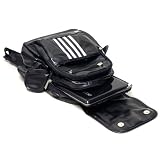 Acer Aspire One AOD250-1580 10.1-Inch Blue Netbook Carrying Silver Streamline Petite Faux Leather Backpack