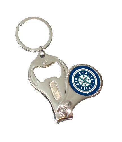 MLB Seattle Mariners 3 in 1 Key Chain and Money Clip Combo