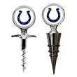 Indianapolis Colts NFL Cork Screw and Wine Bottle Topper Set by Great American Products