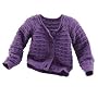 Kidoki Jacke Strickjacke Ajourmuster lila M�dchen &hellip von Kidoki
