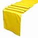 OurWarm® Yellow Satin Table Runner 12