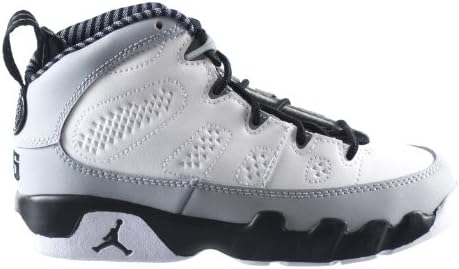 Air Jordan 9 Retro "Birmingham Barons" (BP) Little Kids Basketball Shoes White/Black-Wolf Grey 401811-116