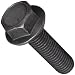 Grade 8 Steel Flange Bolt, Phosphate & Oil Finish, Hex Head, UNC Threads, Hex Head, Meets IFI-111 (2002)/SAE J429 (1999)/ASTM B633 Specifications, 5/16"-18 Thread Size, 3/4" Length, Fully Threaded, Pack Of 50