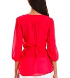 Armani Exchange Pleated Colorblock Dress