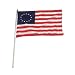 Betsy Ross stick flag 12x18 inch