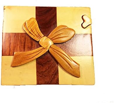 Wood puzzle Jewelry Box - Gift Box