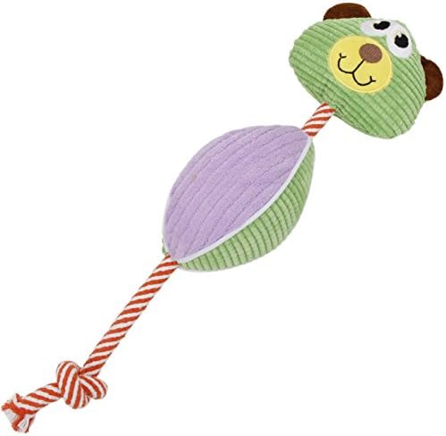 PHEENX Rope and Ball Squeaker Dog Toy for Fetch and Behavior Retriever Training is Ideal for All Breeds and Sizes