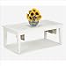 Home Styles Furniture Wood Top Cocktail Table in White Finish