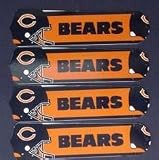 Ceiling Fan Designers 52SET-NFL-CHI NFL Chicago Bears Football 52 In. Ceiling Fan Blades Only