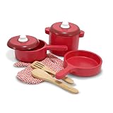 Melissa & Doug Deluxe Wooden Kitchen Accessory Set