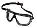 AO Safety 16617 Gogglegear Standard Bridge Safety Goggles with Strap, Medium Clear Lens
