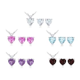Sterling Silver Amethyst, Blue Topaz, Garnet, Created Pink Sapphire and White... by