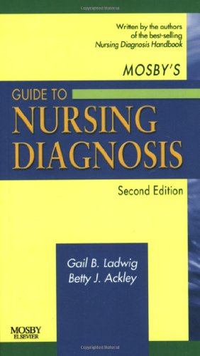Mosby’s Guide to Nursing Diagnosis Mosby’s Guide to Nursing Diagnosis