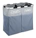Whitmor  6205-2466-MRN  Easycare Double Hamper, Marine