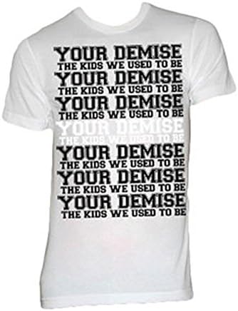 Your Demise Men's The Kids We Used To Be T-shirt XX-Large White