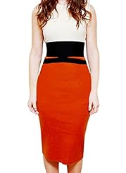 Polyester Sleeveless Bodycon Dress/Midi Dress 