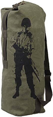 Outdoor Camping Hiking Travel Mountaineering Backpack Canvas Shoulder Bag