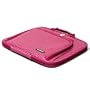 Apple MacBook Pro MC374LL/A 13.3-Inch LaptopCaseCrown Double Memory Foam Case with Front Pocket (Alligator Hot Pink)
