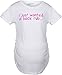 I Just Wanted A Back Rub Maternity T Shirt Funny Pregnancy T-Shirts for Women M