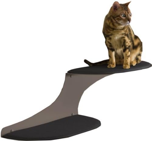 The Refined Feline Cat Cloud Cat Shelves in Titanium, Right Facing by RefinedKind Pet Products