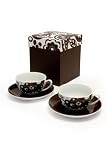 Review La Cafetiere CA040409 / Mary Lou Brown Cappucino Cup & Saucer x 2
