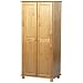 Sol 2 Door Antique Pine Wardrobe
