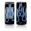Blue Neon Flames Design Protective Skin Decal Sticker for LG Voyager VX10K VX10000 Cell Phone