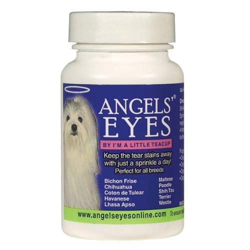 Angels' Eyes Tear-Stain Eliminator for Dogs and Cats, Sweet Potato Flavor, 120 Gram Bottle