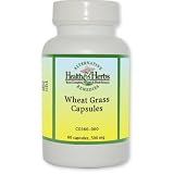 Alternative Health & Herbs Remedies Wheat Grass Capsules, 60-Count Bottle (Pack of 2)
