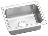 Elkay DLFR251912 Gourmet Lustertone Sink, Stainless Steel