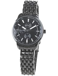 Orient Idea Ori-0251E Unisex Wrist Quartz Analog Watch Timepiece with PU Leather Band for Man & Woman