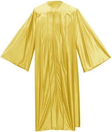 Apparel Group Big Boys' Shiny Gold High School Cap, Gown & Tassel 54(5'9" - 5'11")