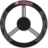 BSS - San Francisco 49Ers NFL Poly-Suede Steering Wheel Cover