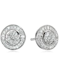 Diamond Jackets Stud Earrings ( 1/2 cttw, I-J Color, I2-I3 Clarity)