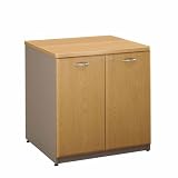 Bush Furniture Series A Light Oak 30-Inch Storage Cabinet