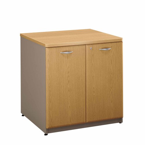 Bush Furniture Series A Light Oak 30-Inch Storage Cabinet