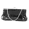 Design Abendtasche, Clutch-Tasche, schwarz