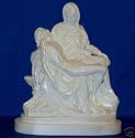 14.5" Tall Figurine - Pieta (Made of Plaster-hollow) Cream