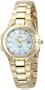 Seiko Women's SXDB62 Coutura Gold-Tone White Mother Of Pearl Dial 14 Diamonds Watch