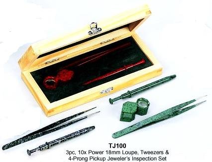 Diamond Gemologist inspection tool kit