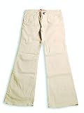 41gbdi3oE0L. SL160  Ave.blu   Girls Flare Leg Corduroy Pants, Cream, Stretch Fabric