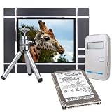 60GB External Hard Drive Photo Archive Bundle with Card Reader, Photo Frame!