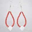 Santo Domingo Spiny Oyster and Clam Shell Bead Earrings by Priscilla Nieto, #8978