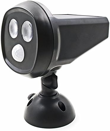 Solar Motion Sensor Lights, Outdoor Solar Energy Powered Spotlight - Detector Activated /Human Sensing Auto On/Off - Wireless Spotlight Solar Motion Light