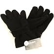 Winter Fleece Velcro Ski Thinsulate Gloves Black L/XL